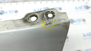 Rear bumper lip left Toyota Prius 50 16-18 white, broken mount, scratches