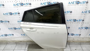 Door assembly rear right Toyota Prius 50 16- white 070, dents, bumps