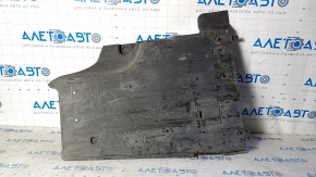 Right rear underbody protection Lexus LS460 07-12 crack in fastening, rubbed