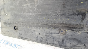 Right rear underbody protection Lexus LS460 07-12 crack in fastening, rubbed