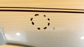Door assembly front right Toyota Prius 50 16- white 070, dent, bumps
