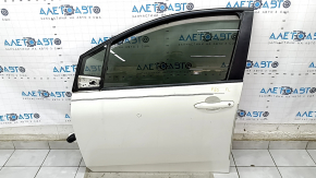 Door assembly front left Toyota Prius 50 16- keyless, white 070, butt