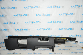 Torpedo front panel with AIRBAG Tesla Model Y 20 - black, rusty pyropatron, crack