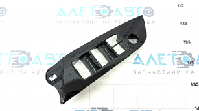 Front left window lifter control trim Toyota Prius 50 Prime 17-22 black gloss, broken guide, scratches