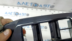 Front left window lifter control trim Toyota Prius 50 Prime 17-22 black gloss, broken guide, scratches