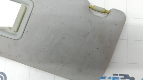 Left visor Toyota Prius 50 Prime 17-19 gray, without hook, dry-cleanable