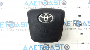 Airbag in the steering wheel driver Toyota Prius 50 Prime 17-22 black, scratches, rusty pyropatron
