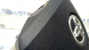 Airbag in the steering wheel driver Toyota Prius 50 Prime 17-22 black, scratches, rusty pyropatron