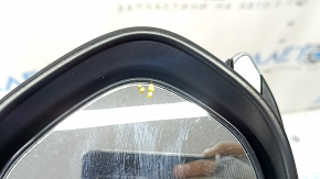Side mirror right Toyota Prius 50 Prime 17-20 5 pins, heated, white, scratch, cracks in the mirror frame