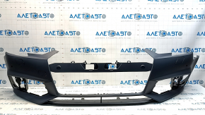 Bare front bumper Audi A4 B9 17-19 S-line without washers for 4 parking sensors