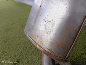 Muffler rear part with barrel Dodge Dart 13-16 2.0 2.4 2 pipes, burnt, dents