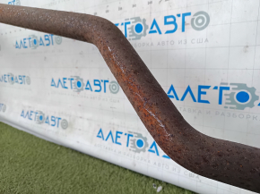 Exhaust line for 1 pipe Ford Fusion mk5 13-19 2.0 hybrid, plug-in with catalytic converter, rusty, studs sawed off