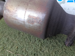 Exhaust line for 1 pipe Ford Fusion mk5 13-19 2.0 hybrid, plug-in with catalytic converter, rusty, studs sawed off