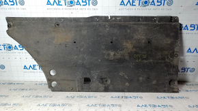 Rear left underbody protection Kia Optima 16 - tears, cracks in fasteners