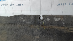 Rear left underbody protection Kia Optima 16 - tears, cracks in fasteners