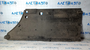 Rear left underbody protection Kia Optima 16 - tears, cracks in fasteners