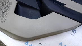 Door trim card rear right Ford Focus mk3 11-14 gray with gray insert plastic, armrest gray plastic, scuffs, scratches