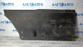 Rear left underbody protection Kia Optima 16 - torn fasteners, tears