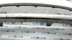 Front bumper bare Toyota Prius 50 16- white, dented, torn, scratches, dents