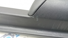 Door trim card rear left Toyota Prius 50 16 - black with gray insert leather, armrest leather, scratches, for dry cleaning