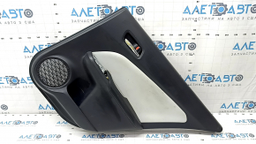 Door trim card rear right Toyota Prius 50 16 - black with gray insert leather, armrest leather, scratches, for dry cleaning