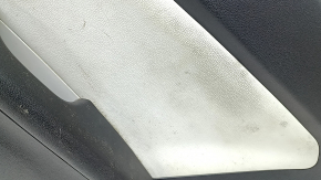 Door trim card rear right Toyota Prius 50 16 - black with gray insert leather, armrest leather, scratches, for dry cleaning