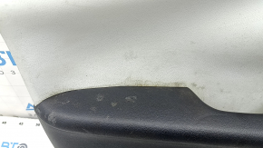 Door trim card front left Toyota Prius 50 16 - black with gray insert leather, armrest leather, dry-cleanable, worn