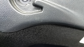 Left arch trim Toyota Prius 50 16-19 without spare tire, black, creases, scratches