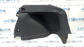 Right arch trim Toyota Prius 50 16-19 without spare tire, black, worn