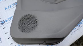 Door trim card rear right Ford Escape MK3 13-16 prerest beige with beige insert plastic, armrest beige leather, under the tweeter, scuffs, scratches