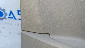 Door trim card rear right Ford Escape MK3 13-16 prerest beige with beige insert plastic, armrest beige leather, under the tweeter, scuffs, scratches, scuffs, whitened plastic
