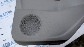 Door trim card rear right Ford Escape MK3 13-16 prerest beige with beige insert plastic, armrest beige leather, under the tweeter, scuffs, scratches, scuffs, whitened plastic