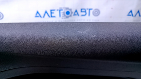 Door trim card rear right Ford C-max MK2 13-18 black with black insert plastic, armrest black leather, under the tweeter, scratches, abrasions