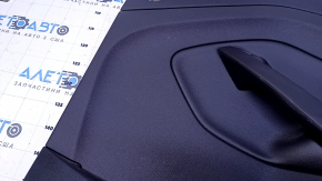 Door trim card rear right Ford C-max MK2 13-18 black with black insert plastic, armrest black leather, under the tweeter, scratches, abrasions