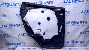 Door trim card rear right Ford C-max MK2 13-18 black with black insert plastic, armrest black leather, under the tweeter, scratches, abrasions
