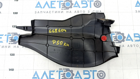 Dashboard trim lower central right Toyota Prius 50 Prime 17-22 black, for large display, scratches