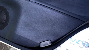 Door trim card rear right Lexus ES300h ES350 13-18 black with black insert leather, armrest leather, molding light wood gloss, with backlight, scratches, abrasions, dents