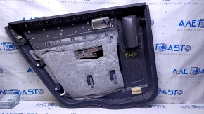 Door trim card rear right Ford Flex 09-12 pre-rest, gray with beige insert plastic, armrest beige rubber, scratches, abrasions, dents