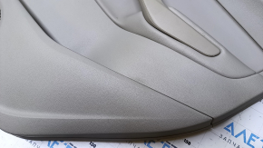 Door trim card rear right Ford C-max MK2 13-18 beige with beige insert plastic, armrest beige leather, under the tweeter, scratches, abrasions