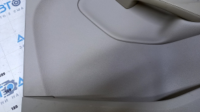 Door trim card rear right Ford C-max MK2 13-18 beige with beige insert plastic, armrest beige leather, scuffs
