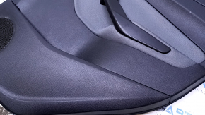 Door trim card rear right Ford Escape MK3 13-16 prerest black with gray insert cloth, armrest gray cloth, scuffs, scratches