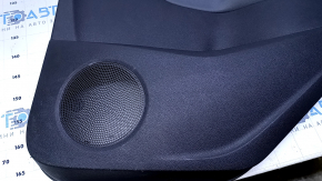 Door trim card rear right Ford Escape MK3 13-16 prerest black with gray insert cloth, armrest gray cloth, scuffs, scratches
