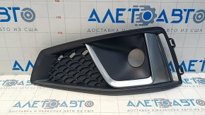 Front bumper grille left Audi A4 B9 20-23 S-line under radar chrome