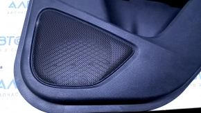 Door trim card rear right Lincoln MKC 15- black with black insert leather, armrest black leather, molding gray structure, abrasions, scratches, dent