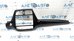 Dashboard trim center Toyota Prius 50 16- black gloss, scratches