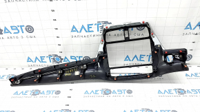 Dashboard trim center Toyota Prius 50 16- black gloss, scratches