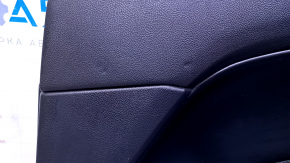 Door trim card rear right Lincoln MKC 15- black with black insert leather, armrest black leather, molding gray structure, abrasions, scratches, dents, bumps