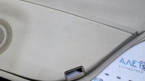 Door trim card rear right Lexus ES300h ES350 13-18 beige with black insert leather, leather armrest, molding under the tree, with illumination, dents, abrasions, scratches