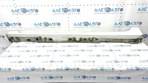 Left threshold Toyota Prius 50 Prime 17-22 white, broken fastening, dented, scratches