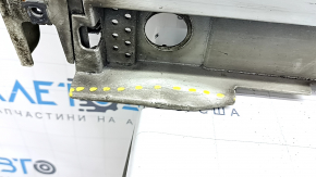 Right threshold Toyota Prius 50 Prime 17-22 white, broken fastening, dented, scratches